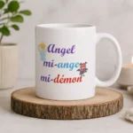 Mug personnalisé en céramique décoré du personnage "La Fée Pachié", réalisé par sublimation haute qualité. Cette tasse personnalisée est idéale pour un cadeau unique, un anniversaire, Noël, la fête des mères ou simplement pour faire plaisir. Création artisanale réalisée par Les Créations de Maïwen en Bretagne.